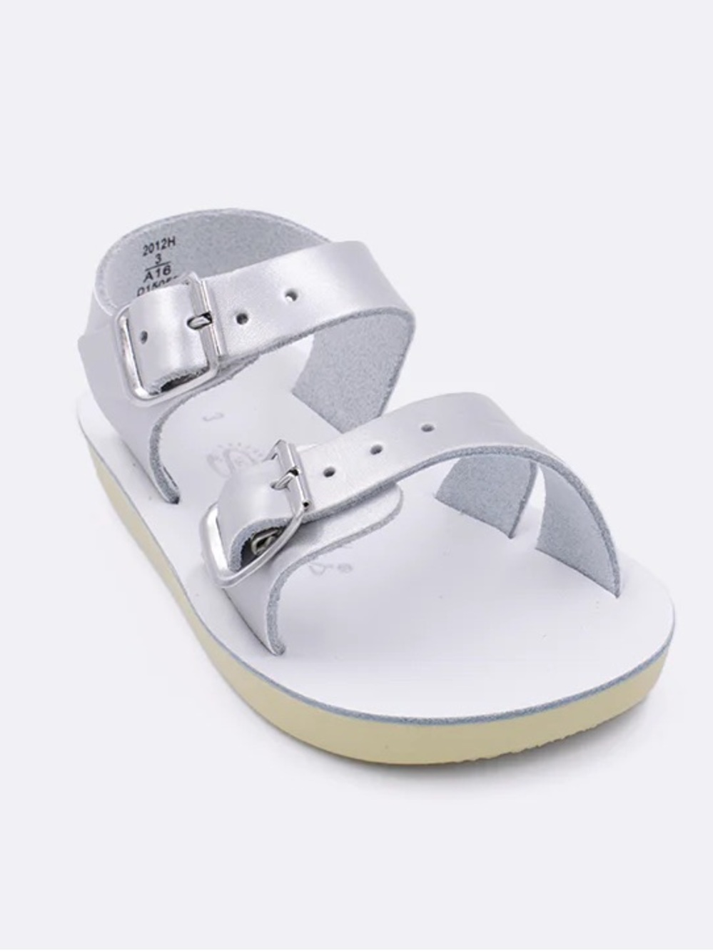 Salt Water Leather Sandals - Silver - Size 1 infant